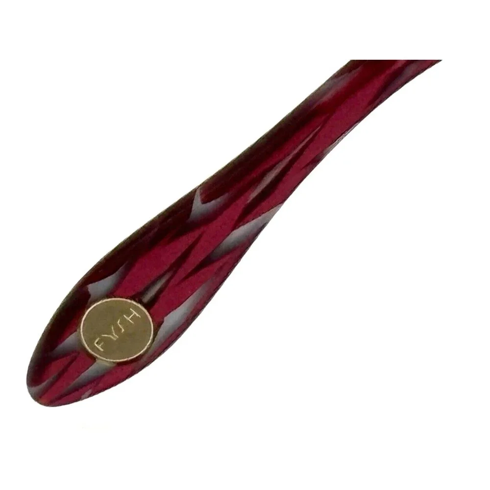 FYSH UK 3473 Women's Eyeglass Frame 987 Burgundy 52017-135‎ Optical Metal EUC